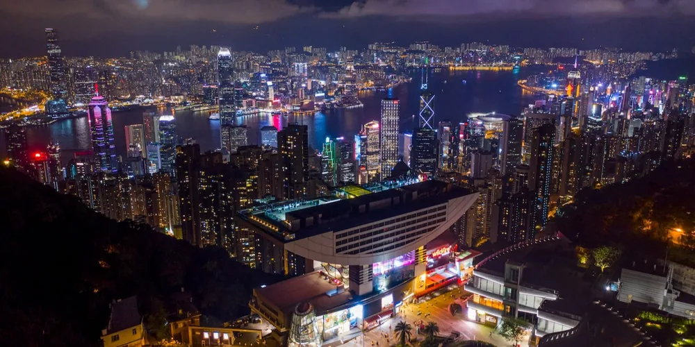 Hong Kong Peak Tram and Sky Terrace views for Cathay Pacific Peak offer