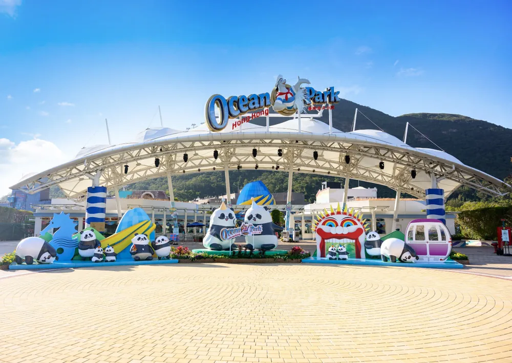 Main entrance of Ocean Park Hong Kong